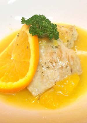 沖縄県産豚肉のオレンジソース和え-レシピのメイン写真