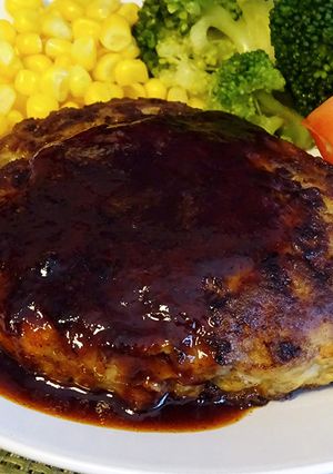 【つなぎ・かさ増し】粉豆腐入りハンバーグ-レシピのメイン写真