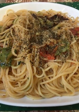 スパゲティ・ホットサラダ-レシピのメイン写真