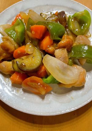 揚げない鶏もも肉で酢豚風！-レシピのメイン写真