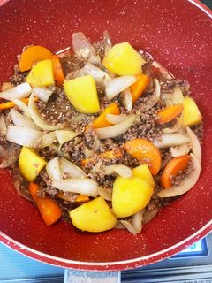 とにかく簡単!我が家のそぼろ煮!-レシピのメイン写真