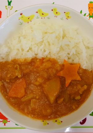 保育園給食★米粉のカレーライス-レシピのメイン写真