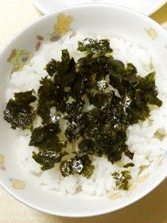 保育園給食★のりふりかけご飯-レシピのメイン写真