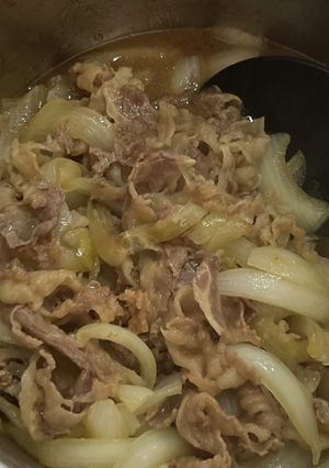 牛丼　宮沢りえ家アレンジ　圧力鍋で15分-レシピのメイン写真