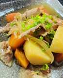 フライパン１つ☆無水で時短こく旨肉じゃが