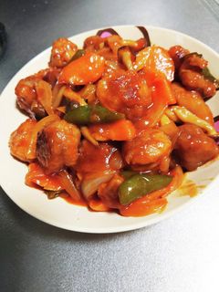豚こま肉団子甘酢(酢豚風)-レシピのメイン写真