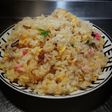 シンプル炒飯!w❨(@≧↺≦@)❩wノ