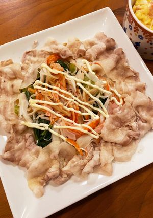 簡単しゃぶしゃぶサラダ-レシピのメイン写真