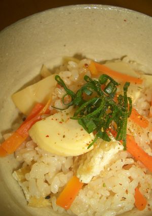 煮物の残り汁で簡単☆筍炊き込みごはん-レシピのメイン写真