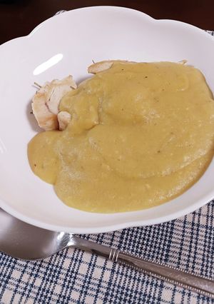 野菜スープで作るホワイトソース-レシピのメイン写真