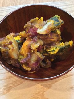 かぼちゃとさつまいものつぶあん煮-レシピのメイン写真