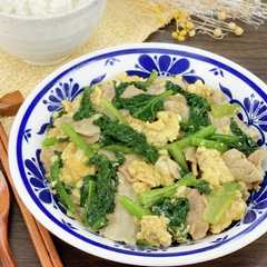 A picture of 麺つゆで簡単＊豚肉と小松菜のとろみ炒め＊.