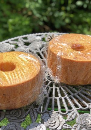 バターナッツカボチャシフォンケーキ2台-レシピのメイン写真