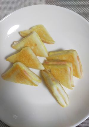 ハムとチーズのはんぺんサンド-レシピのメイン写真