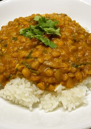 Green Lentil Curry-レシピのメイン写真