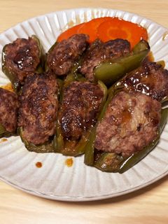 簡単!ピーマンの肉詰め-レシピのメイン写真