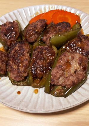 簡単！ピーマンの肉詰め-レシピのメイン写真