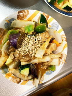 きな粉シシリアン味豚こま大根青椒肉絲風-レシピのメイン写真