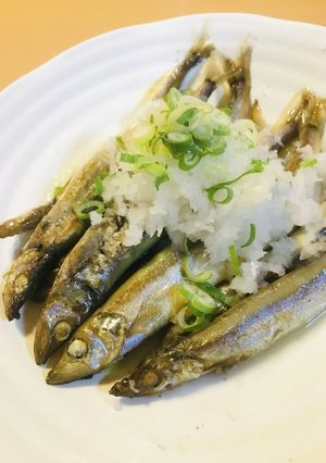フライパンで焼くししゃものおろし添え-レシピのメイン写真