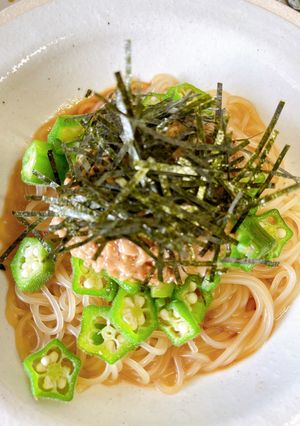 【減塩　低タンパク】納豆パスタ-レシピのメイン写真