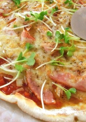 クッキングシートでオーブンいらずのピザ★-レシピのメイン写真