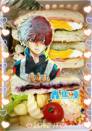 オブアート ヒロアカ 轟 キャラ弁-レシピのメイン写真