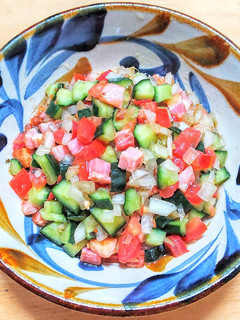 ベーコンと野菜の角切りサラダ-レシピのメイン写真