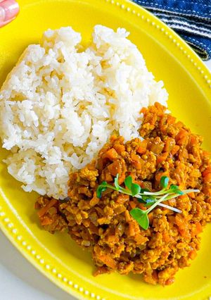 野菜たっぷりヘルシーキーマカレー！-レシピのメイン写真