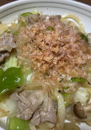 焼きうどん！串カツ田中風-レシピのメイン写真