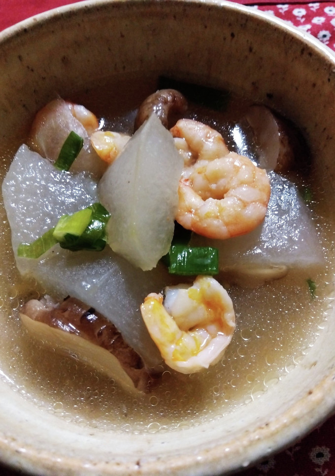 冬瓜と海老の煮物-レシピのメイン写真