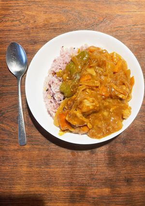 林檎果肉たっぷり豚肩ロースのハヤシカレー-レシピのメイン写真