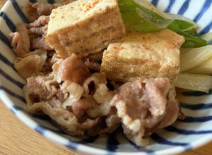 簡単★煮込むだけのすき焼き風肉豆腐-レシピのメイン写真