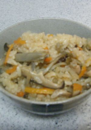 鶏ごぼうの炊き込みご飯-レシピのメイン写真