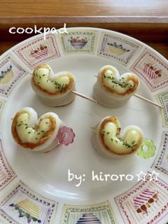 お弁当☆チーズ inハートちくわ-レシピのメイン写真