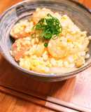 簡単！揚げない！サクサクえび天とじ丼♪