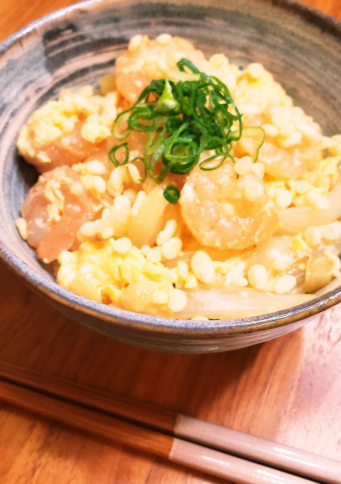 簡単！揚げない！サクサクえび天とじ丼♪-レシピのメイン写真