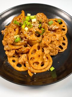 豚肉とレンコンの味噌炒め-レシピのメイン写真