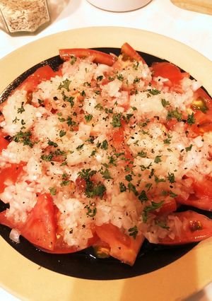 夏に、やみつきトマトサラダ-レシピのメイン写真