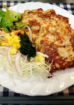 材料2つ☆業スー簡単時短和風ハンバーグ!-レシピのメイン写真