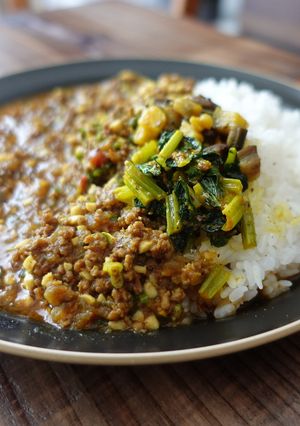 納豆のスパイスキーマカレー-レシピのメイン写真