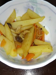 じゃがいものカレー炒め-レシピのメイン写真