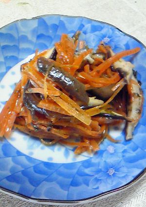 ご飯が進む～♪しいたけと人参の簡単おかず-レシピのメイン写真