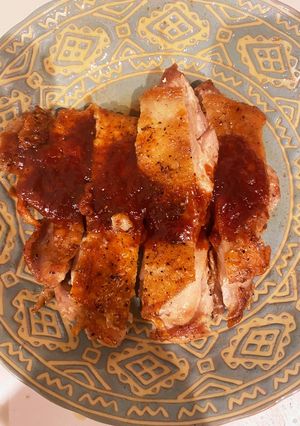 鶏肉まるごと1枚焼き！鶏もも肉ソテー-レシピのメイン写真