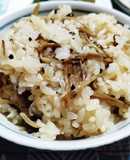 ブラウンえのきの炊き込みご飯