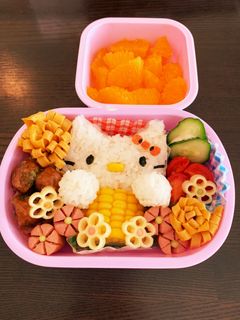 キティーちゃんキャラ弁☆幼稚園用☆2歳-レシピのメイン写真
