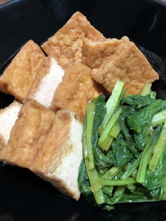 厚揚げと小松菜の【煮物】-レシピのメイン写真