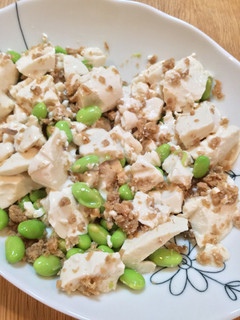 「さばフレーク」と枝豆の豆腐サラダ-レシピのメイン写真