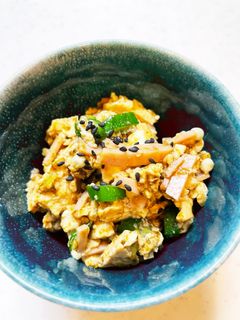 海苔の佃煮で豆腐サラダ-レシピのメイン写真