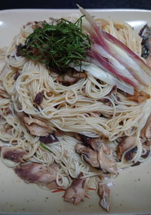 焼き鯖のアレンジそうめん-レシピのメイン写真