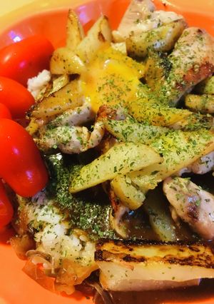 レトルト●鶏肉＆ジャガイモ炒めのカレー-レシピのメイン写真